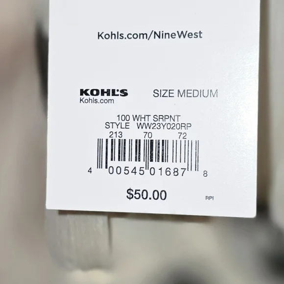 Nine West Black and White Patterned Midi Dress - Picture 2 of 3